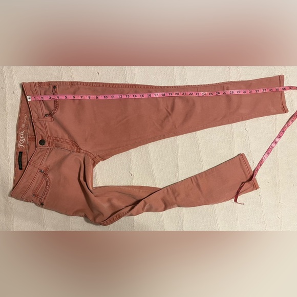 Pink Rock 47 Wrangler Skinny Jeans Women’s 5 Ultra Low Rise 5x31 - Picture 4 of 9